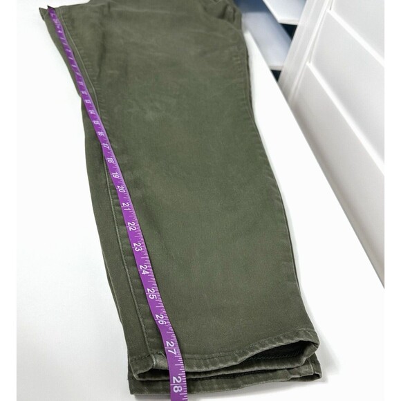 Torrid Sky High Skinny Super Soft Jeans Womens 26T Tall Stretch Olive Green - Picture 15 of 15